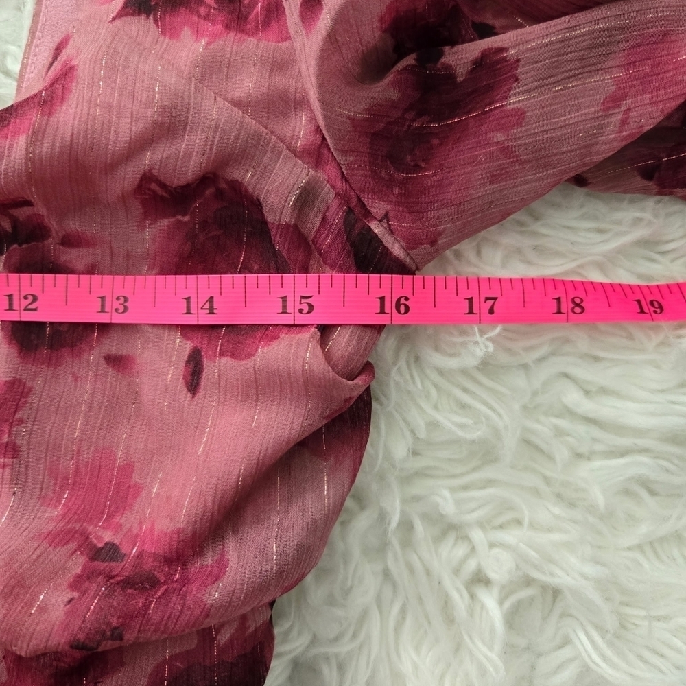 Line & dot Long sleeve tiered floral dress. Size small. New.**This is a sample - Picture 4 of 7